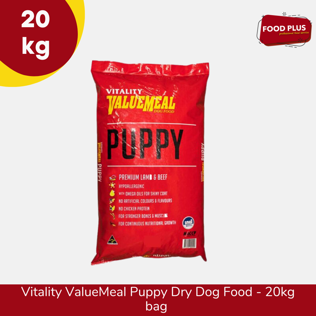 Vitality ValueMeal Puppy Dry Dog Food  - 20kg bag