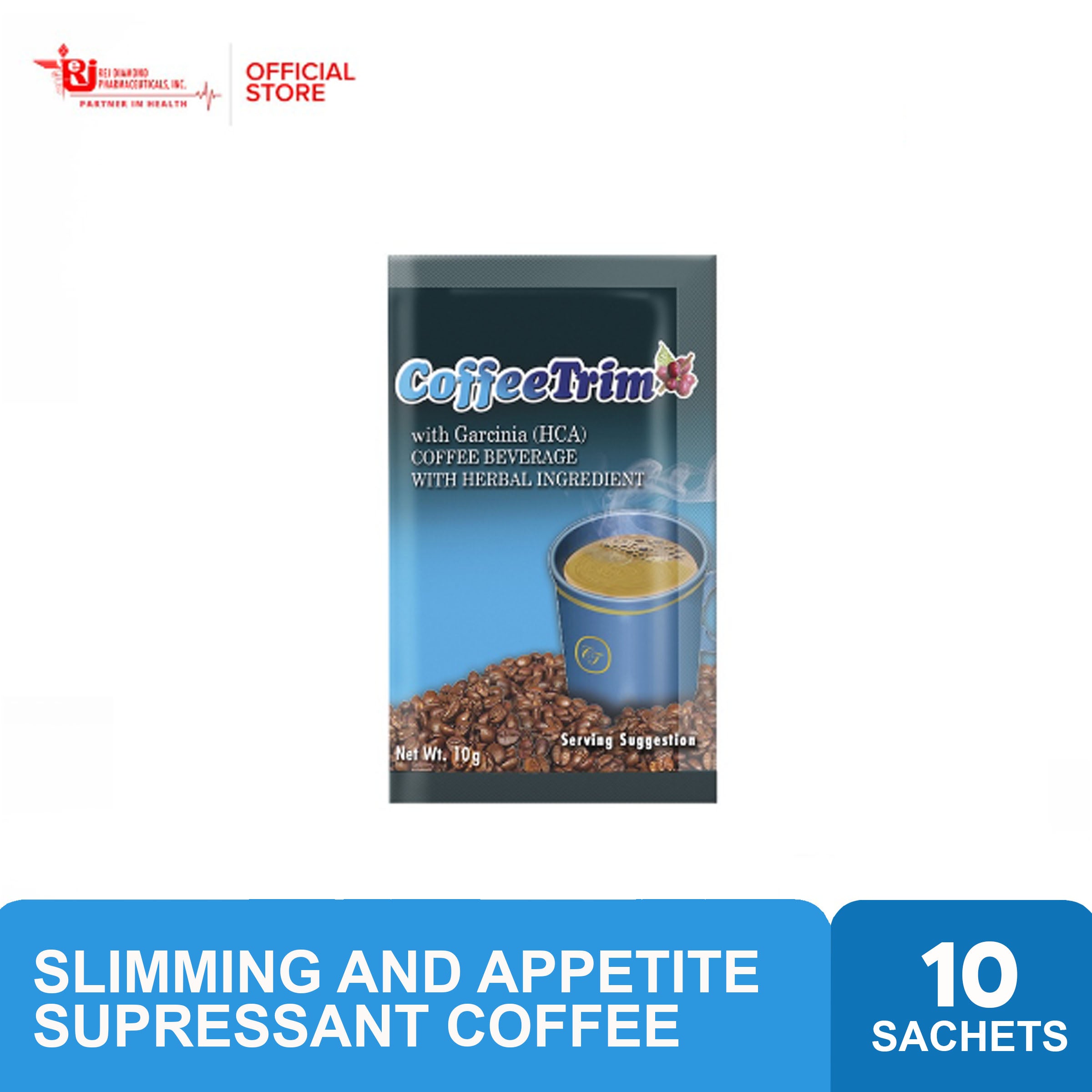CoffeeTrim Coffee with Garcinia (HCA) - 10 Sachets