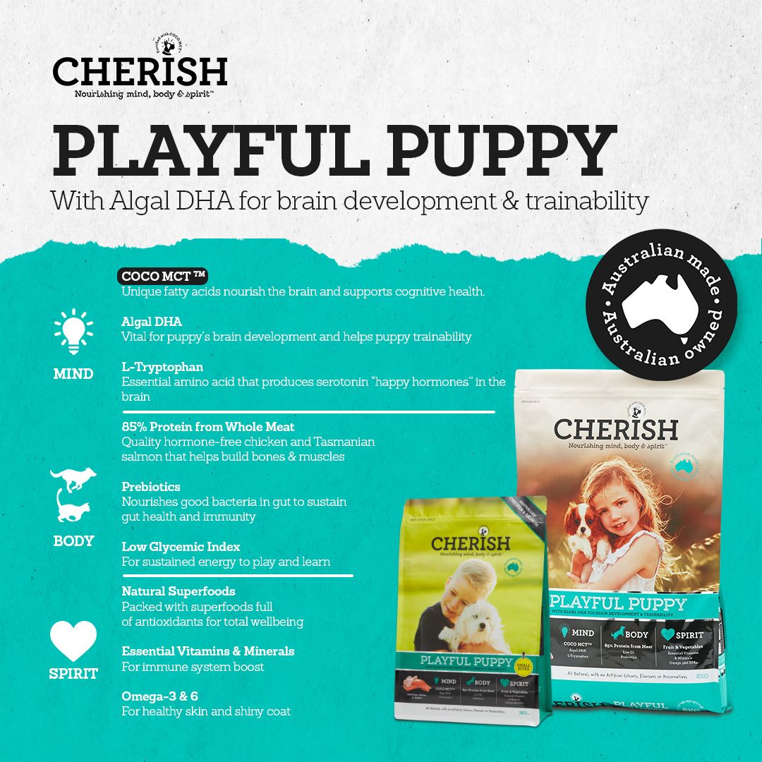 CHERISH Playful Puppy Dog Food (8kg)