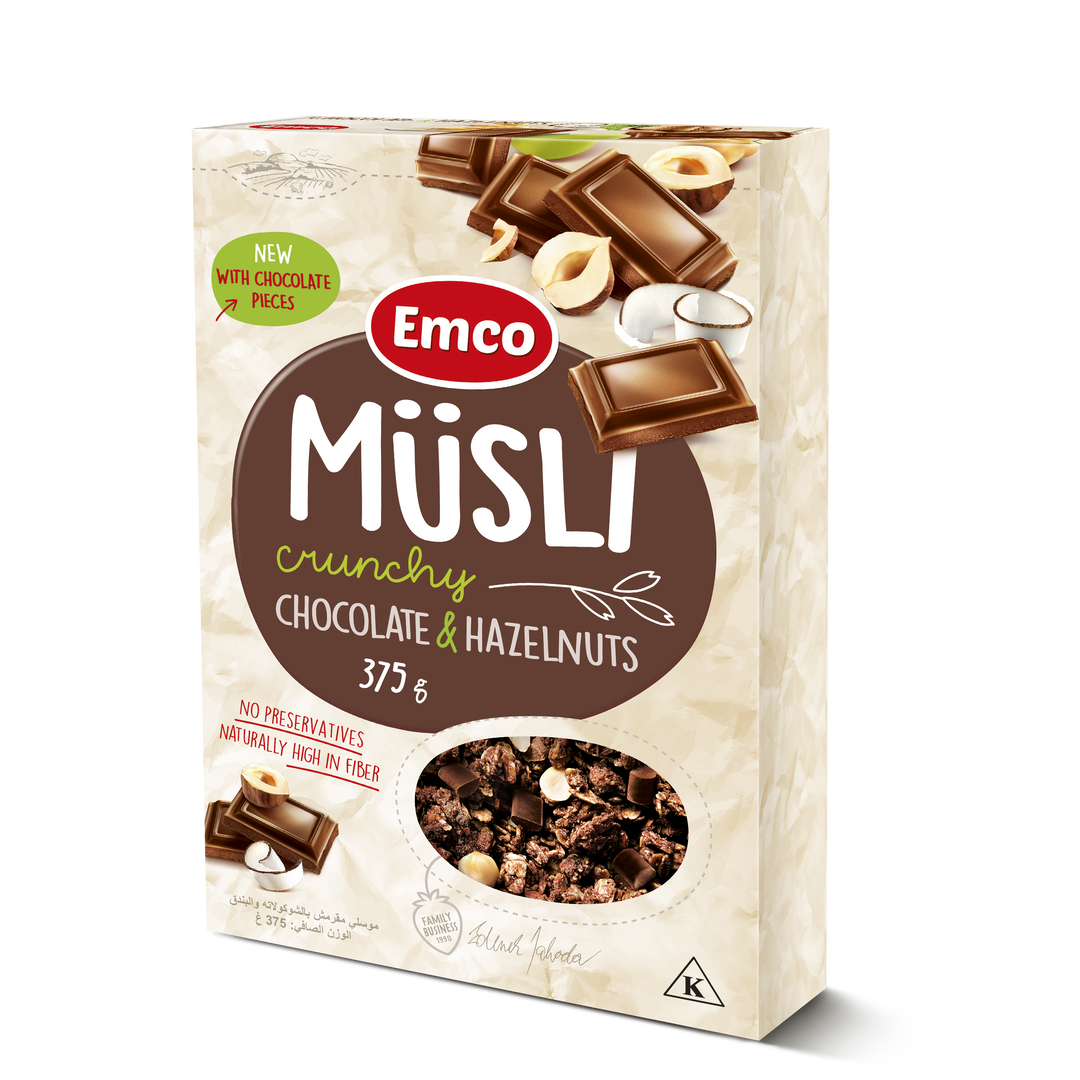 Emco Chocolate and Hazelnuts 375g