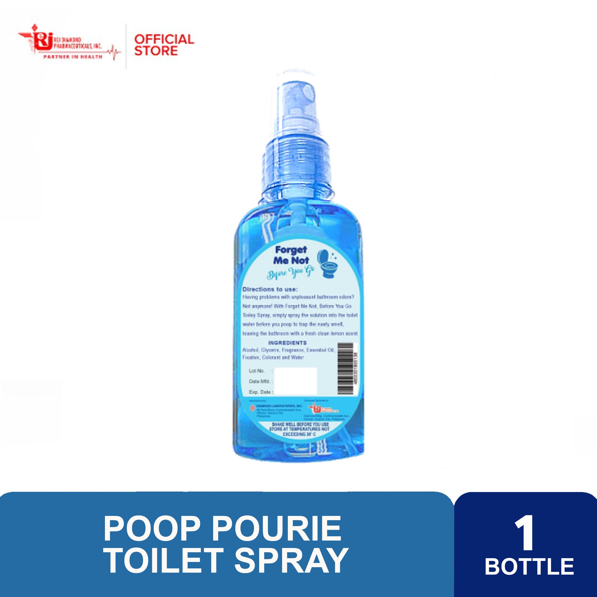 Forget Me Not Before You Go Toilet Spray