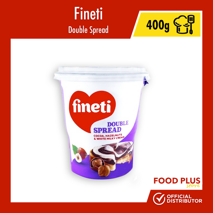 Fineti Hazelnut Spread with Cocoa Double Spread 400g