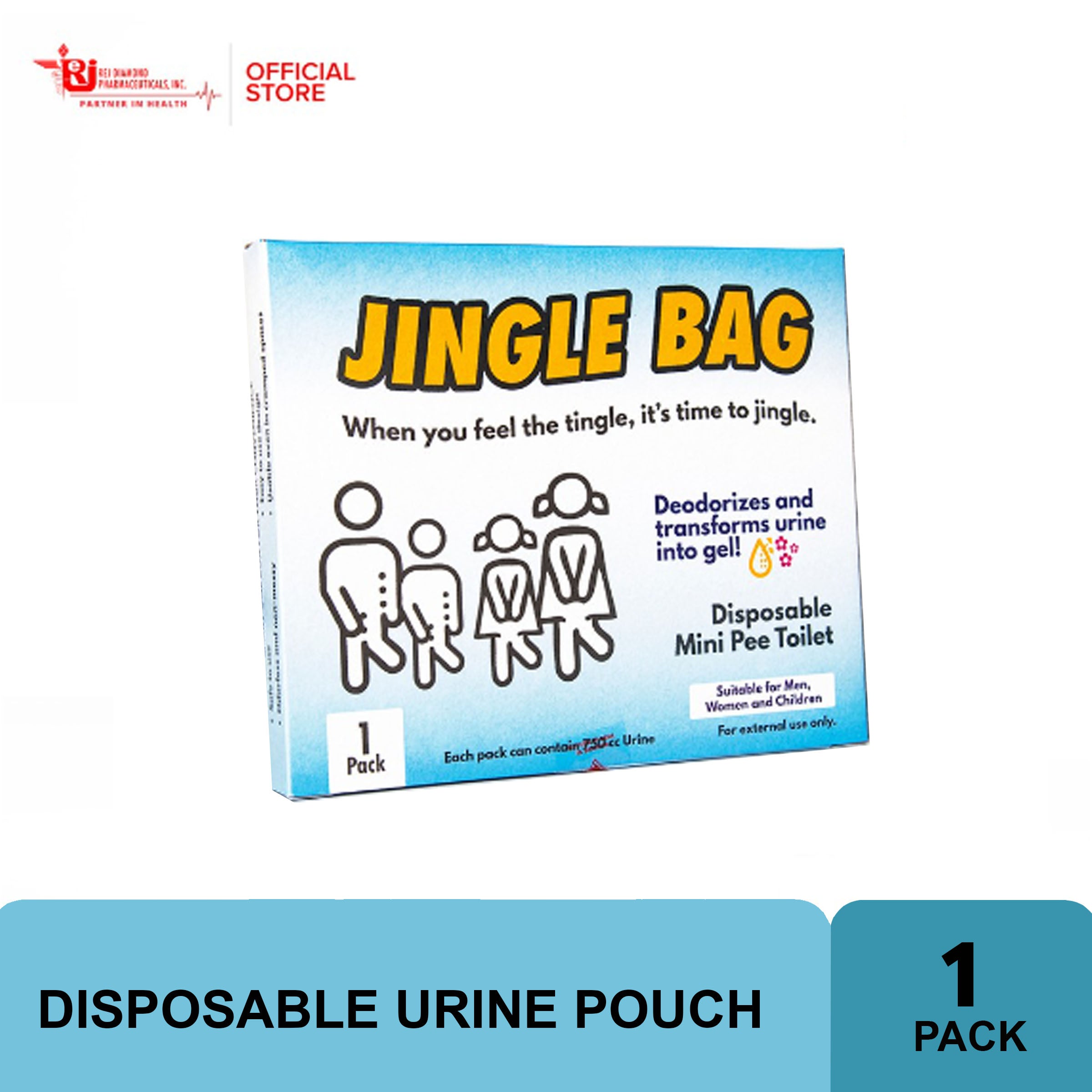 Jingle Bag Disposable Urine Pouch