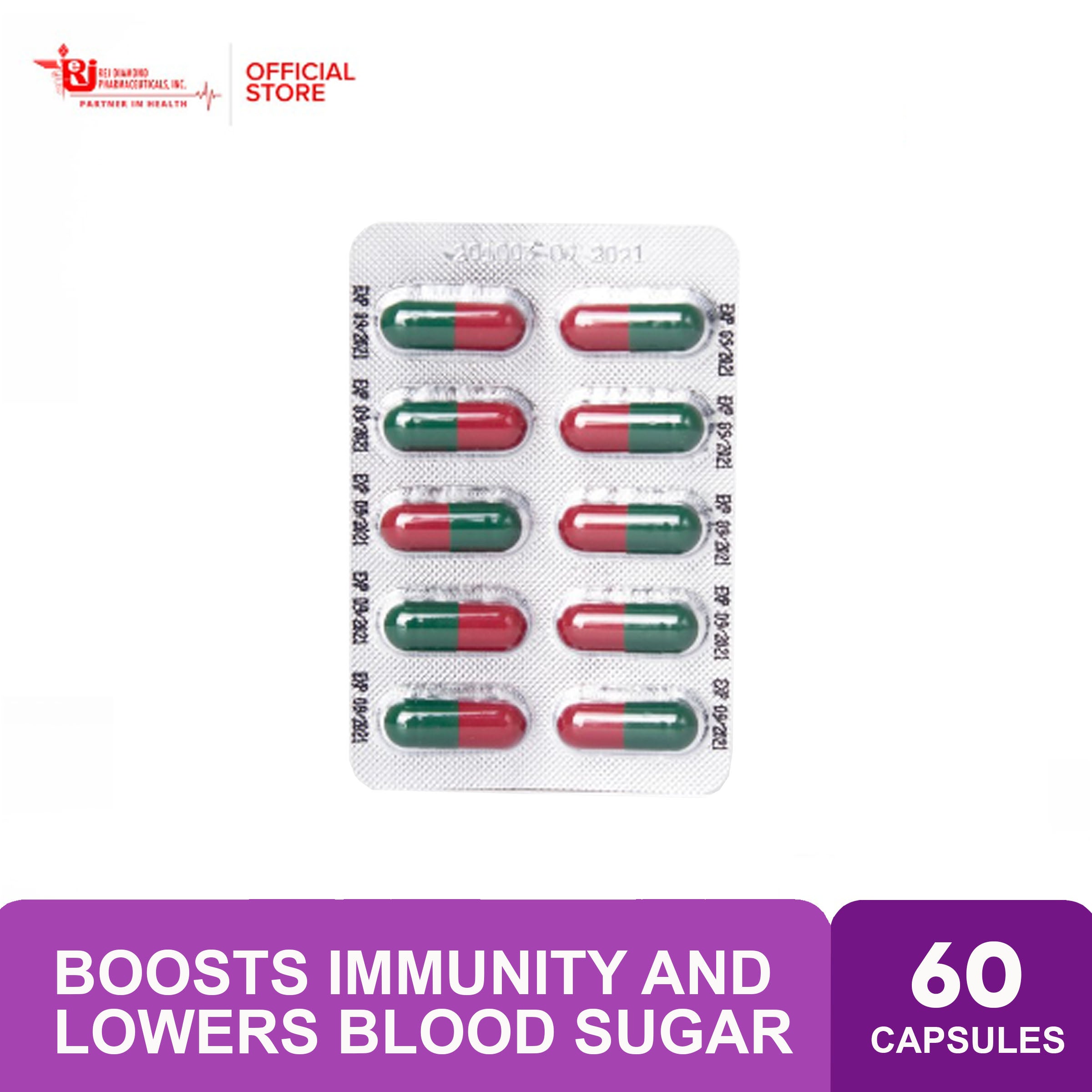 LifeCaps Mangosteen And Ampalaya Capsules 60 Capsules